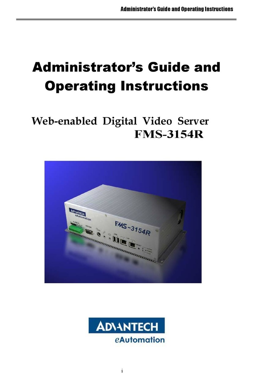 Advantech FMS-3154R User manual