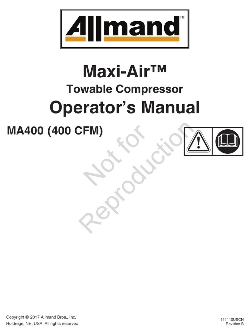 Allmand Maxi-Air MA400 Operator's manual