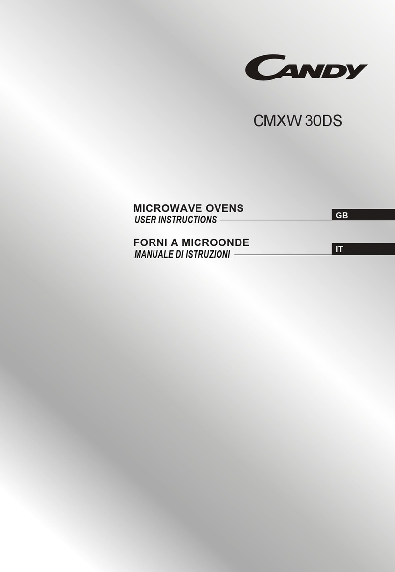 Candy CMXW 30DS User manual