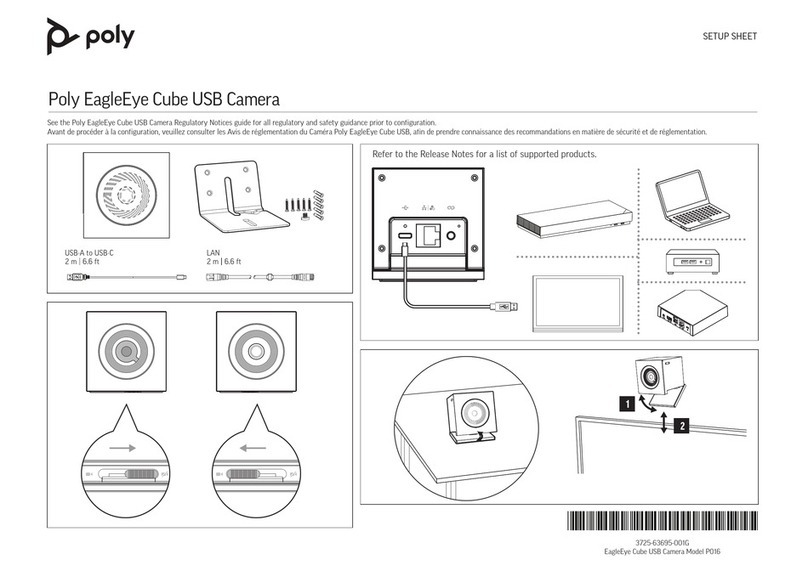 Poly EagleEye Cube setup sheet