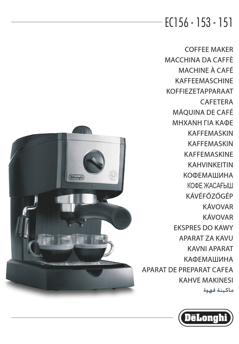 DeLonghi EC156 User manual
