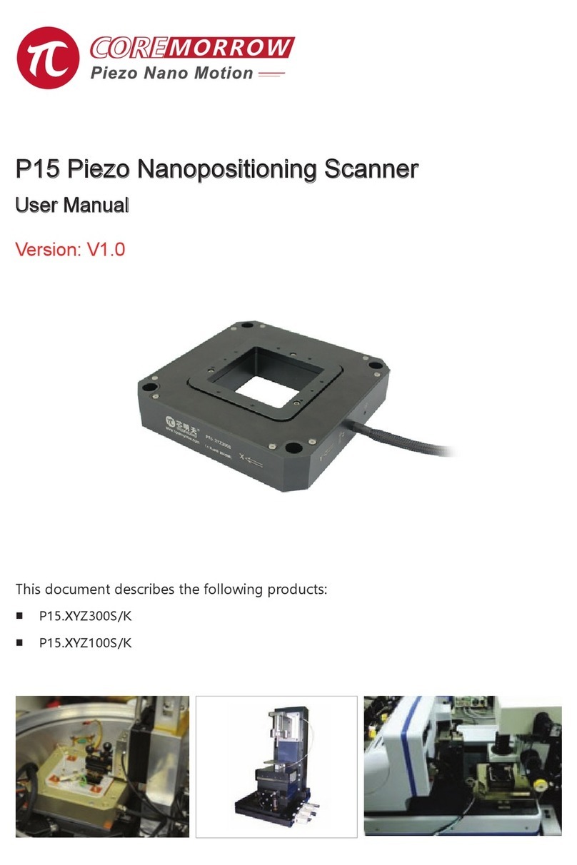 Coremorrow P15 Series User manual Coremorrow P15 Series User manual