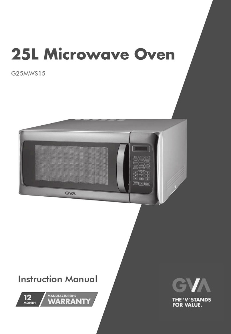 GVA G25MWS15 instruction manual