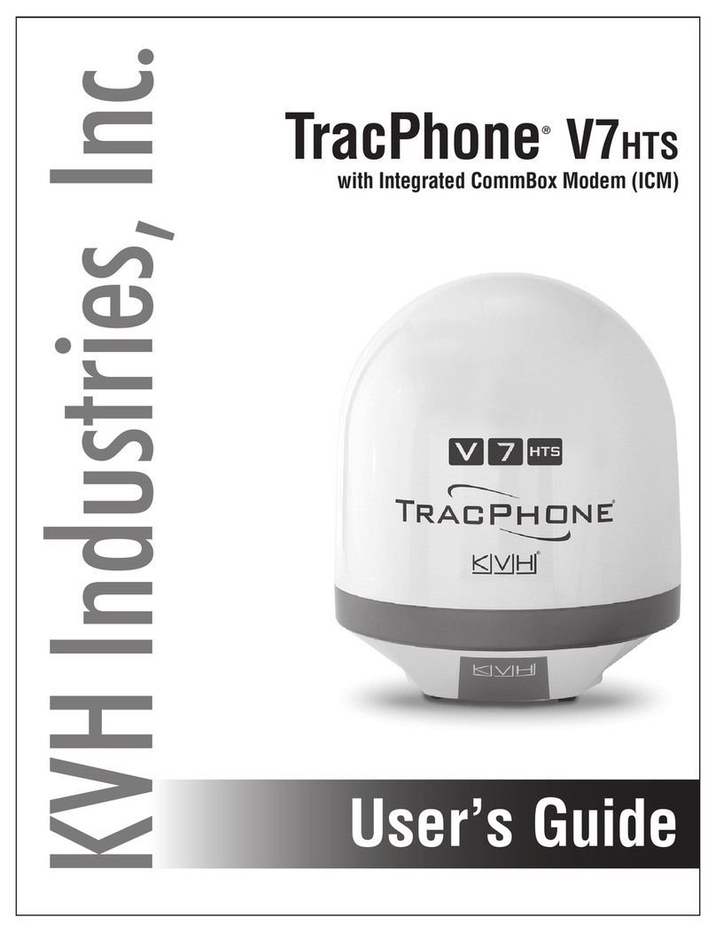 KVH Industries TracPhone V7 HTS user guide KVH Industries TracPhone V7 HTS user guide