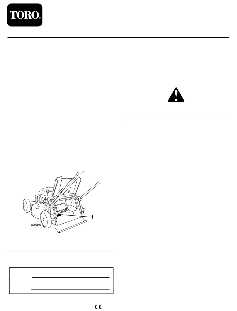Toro 20956 User manual