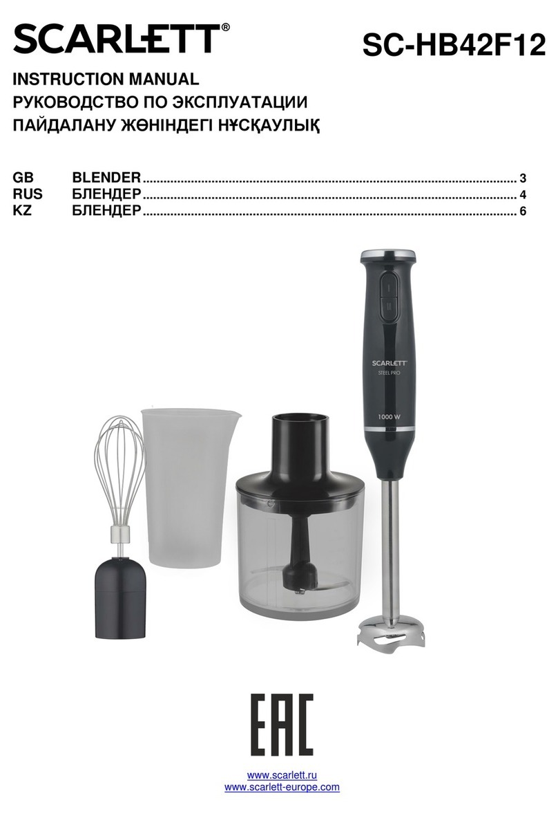 Scarlett SC-HB42F12 instruction manual