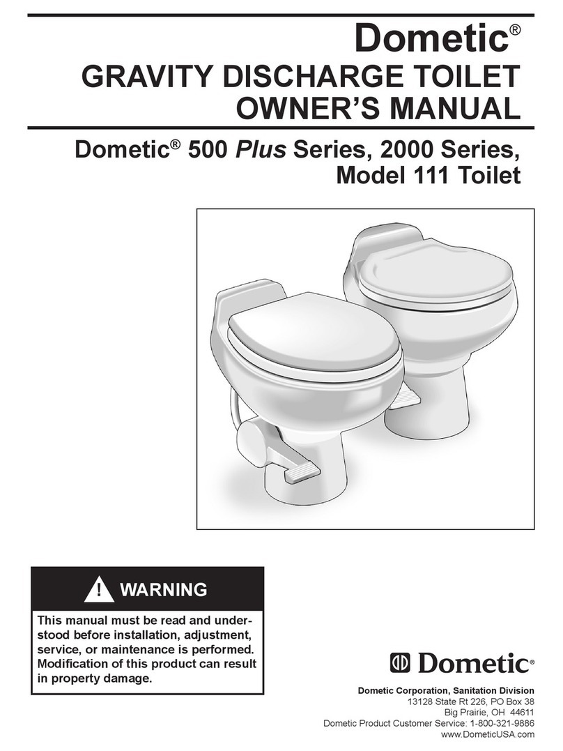 Dometic VACUFLUSH 500 Plus Series owner's manual