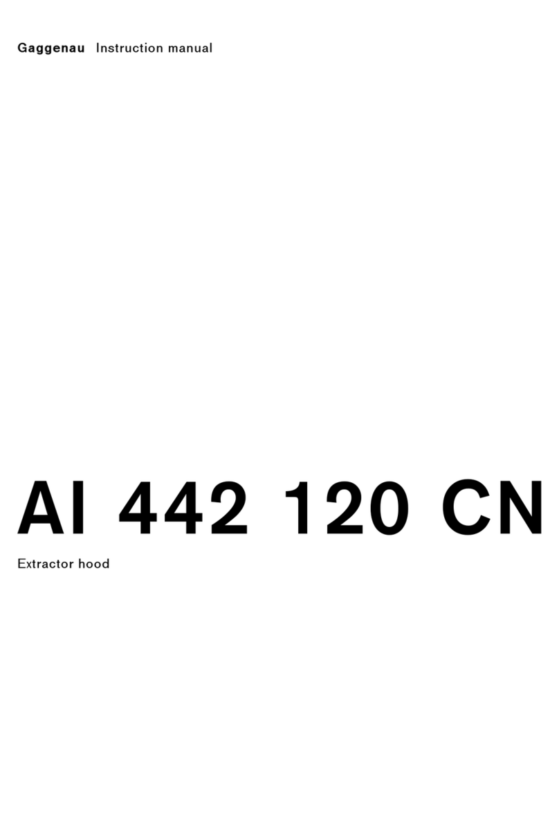 Gaggenau AI 442 120 CN User manual