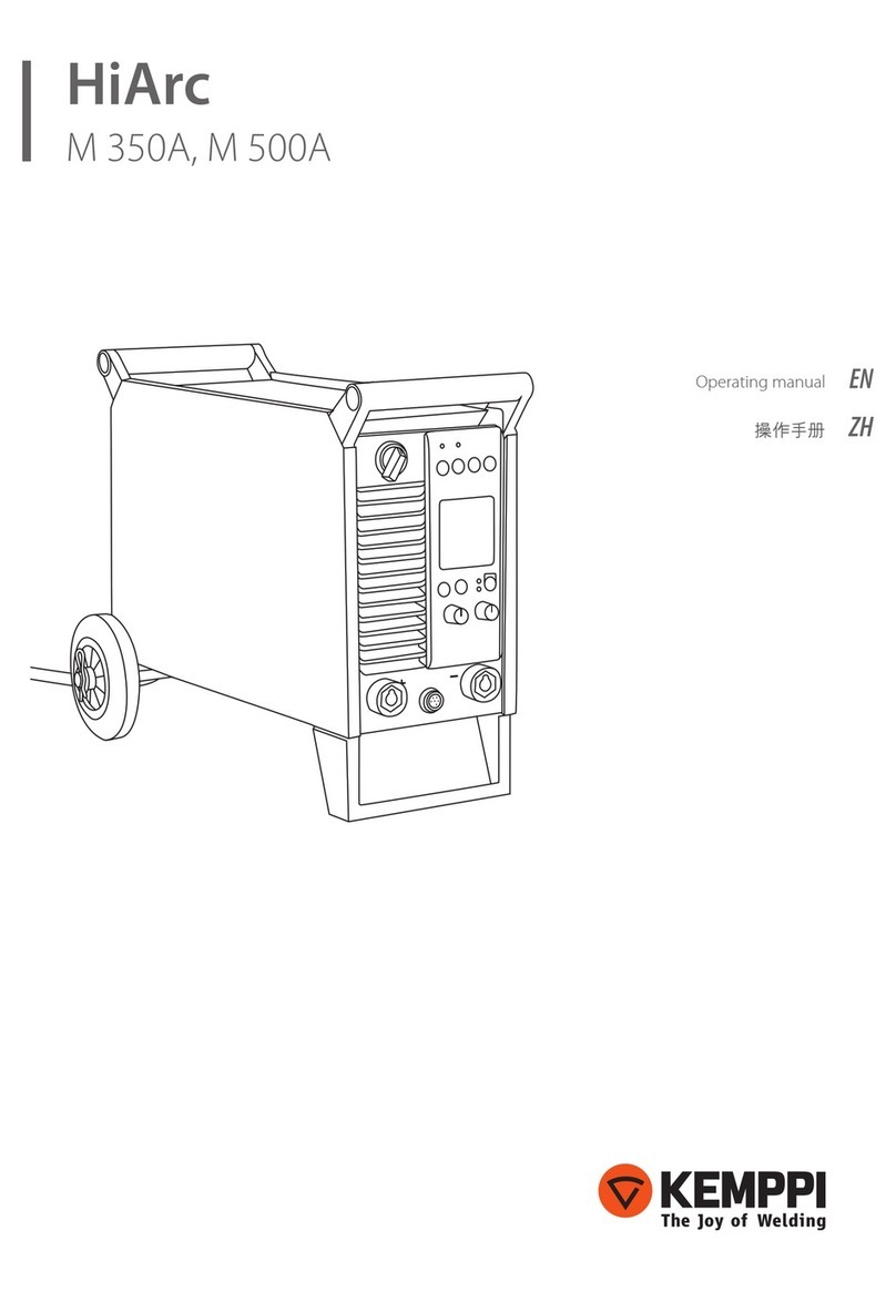Kemppi HiArc M 350A User manual Kemppi HiArc M 350A User manual