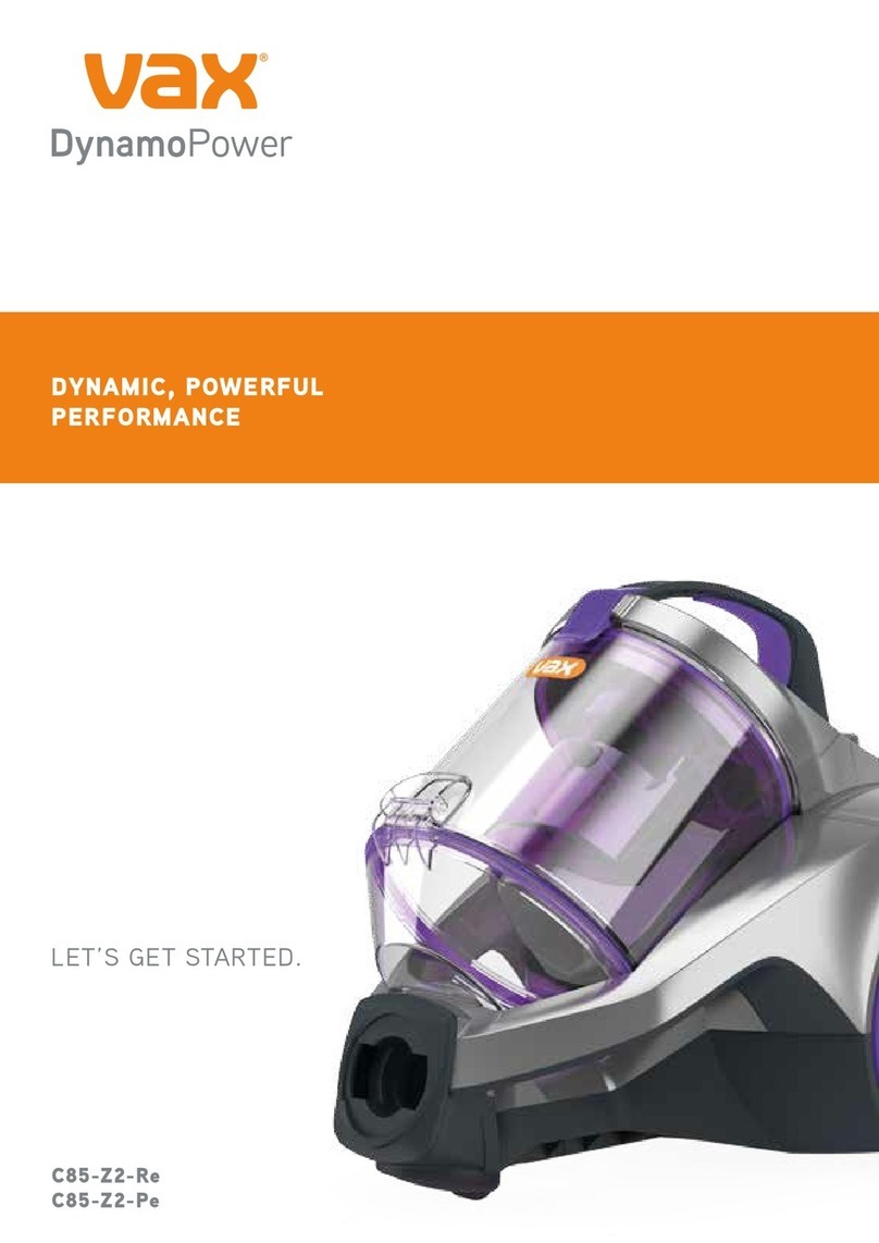 Vax DynamoPower C85-Z2-Re User manual