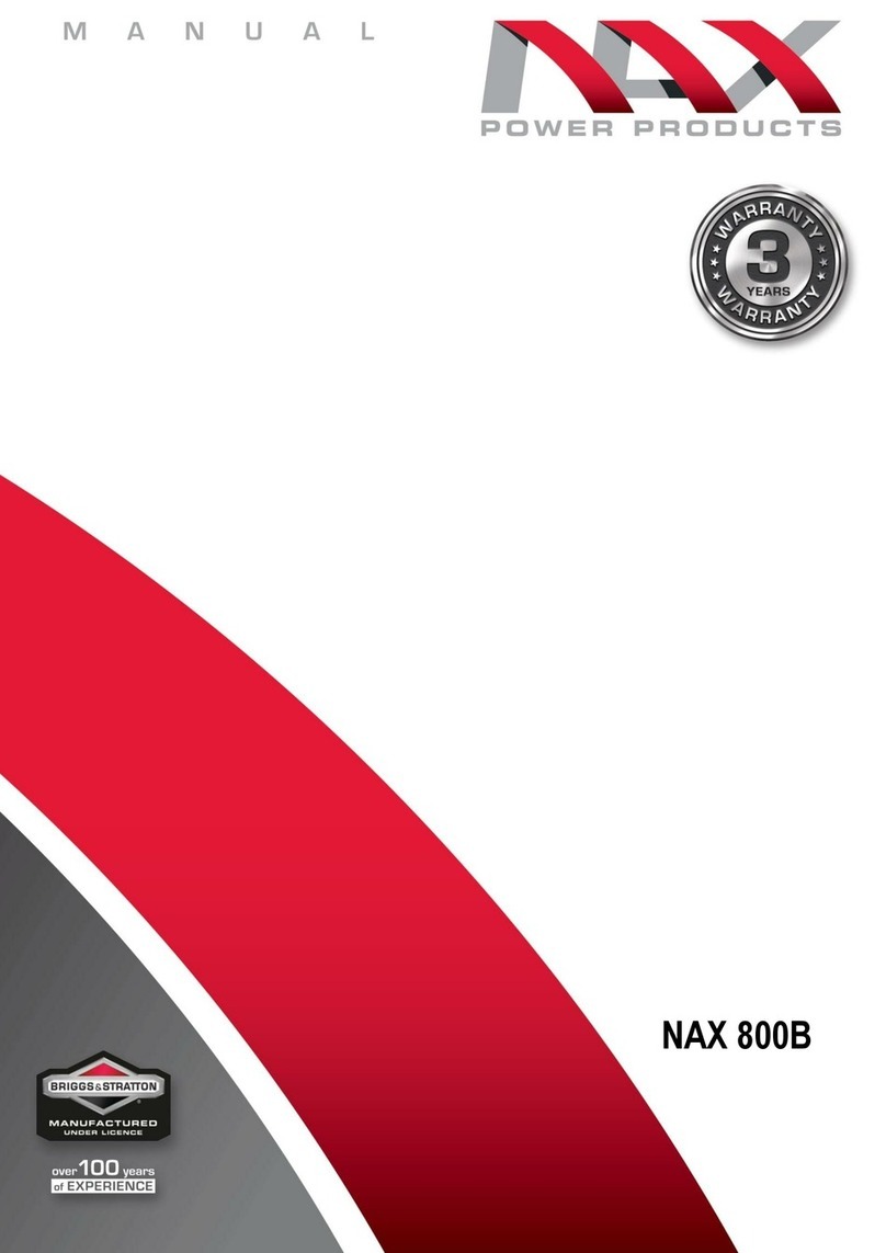 Briggs & Stratton NAX 800B User manual