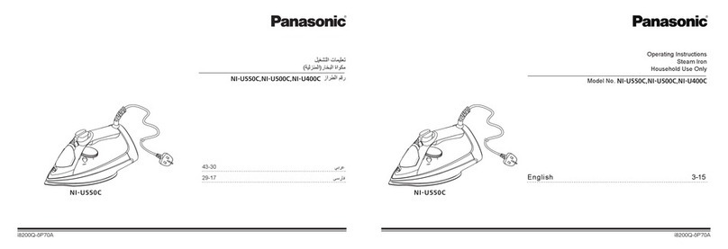 Panasonic NI-U550C operating instructions