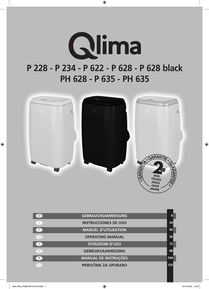 Qlima P 628 black User manual