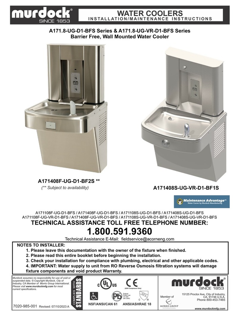 Murdock A171.8-UG-D1-BFS Series Installation and operating instructions Murdock A171.8-UG-D1-BFS Series Installation and operating instructions
