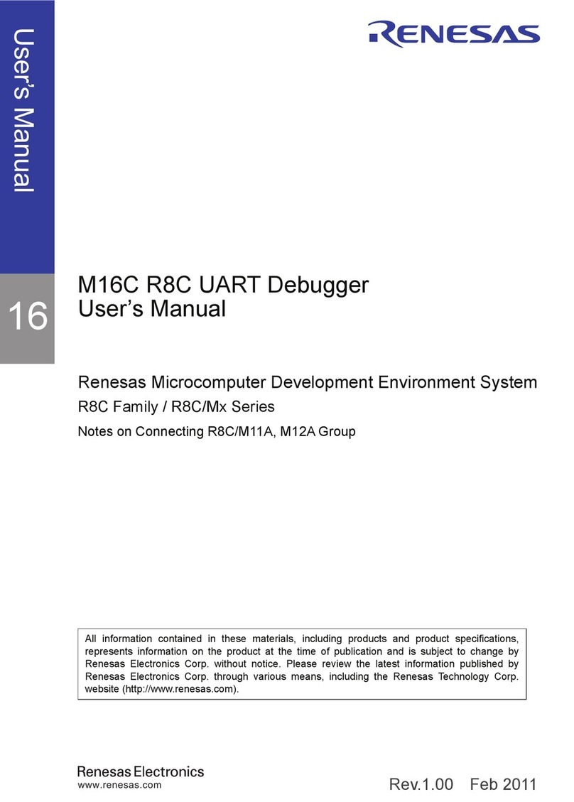 Renesas M16C R8C UART Debugger User manual