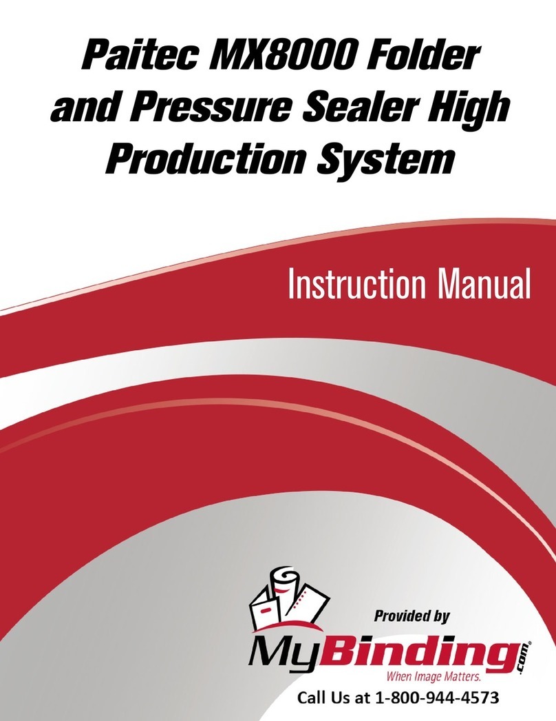 MyBinding Paitec MX8000 instruction manual