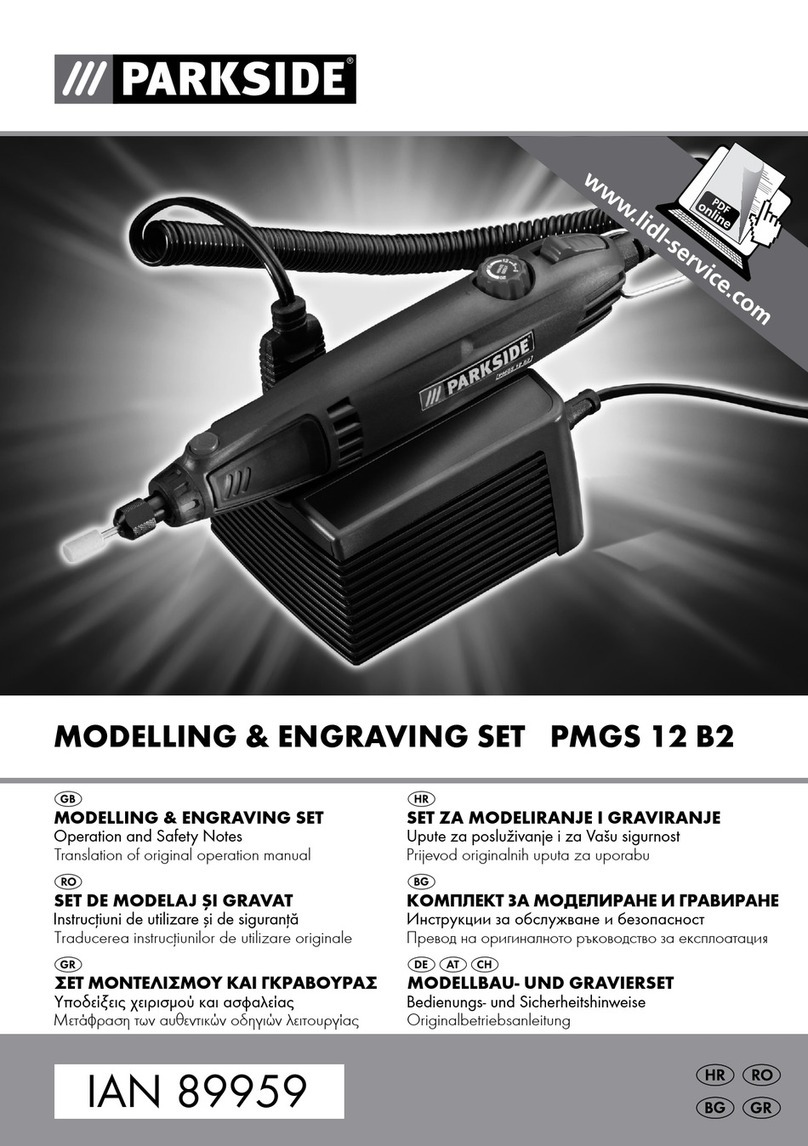Parkside PMGS 12 B2 Operation and safety notes