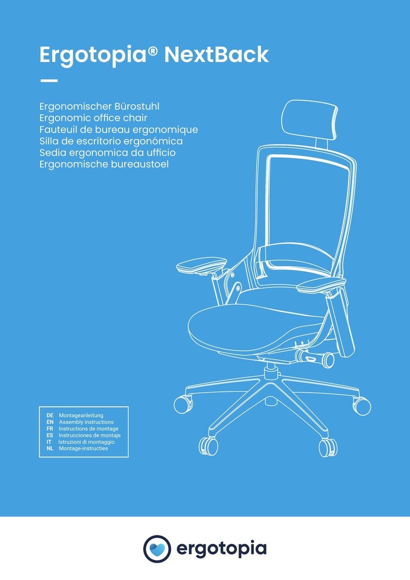 ergotopia NextBack User manual