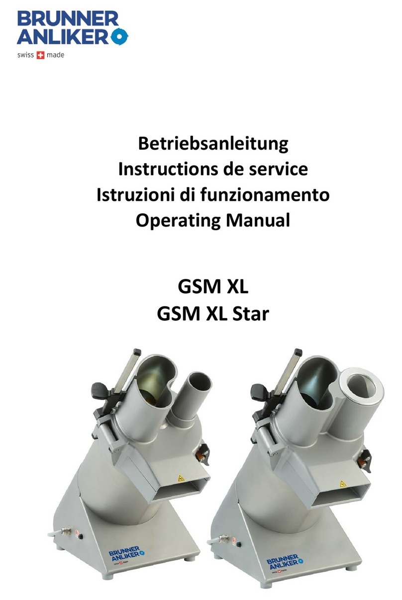 Brunner Anliker GSM XL operating manual