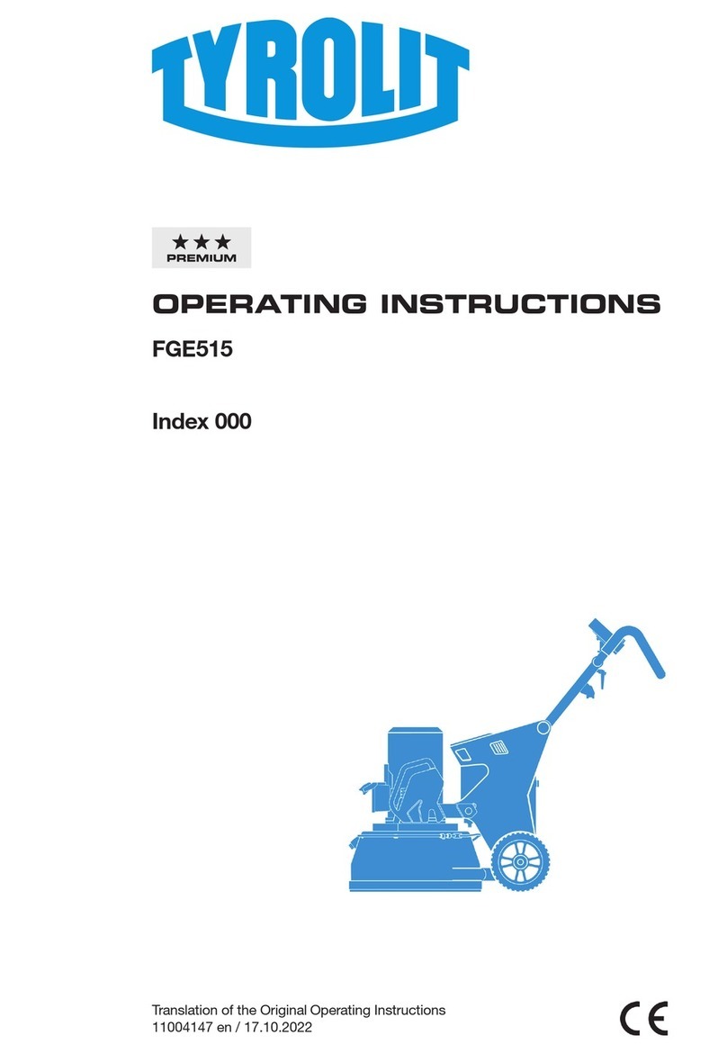 TYROLIT Hydrostress FGE515 operating instructions