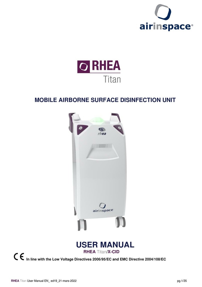 airinspace RHEA Titan User manual