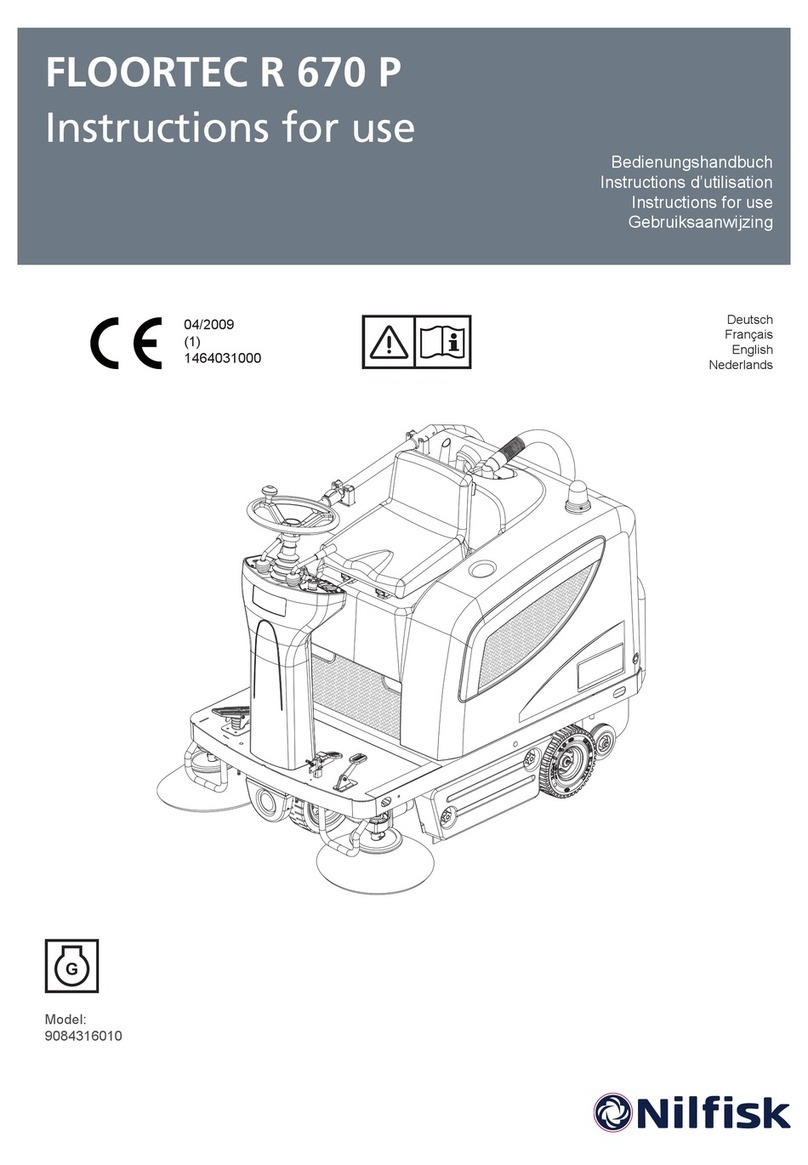 Nilfisk-Advance FLOORTEC R 670 P Instructions for use