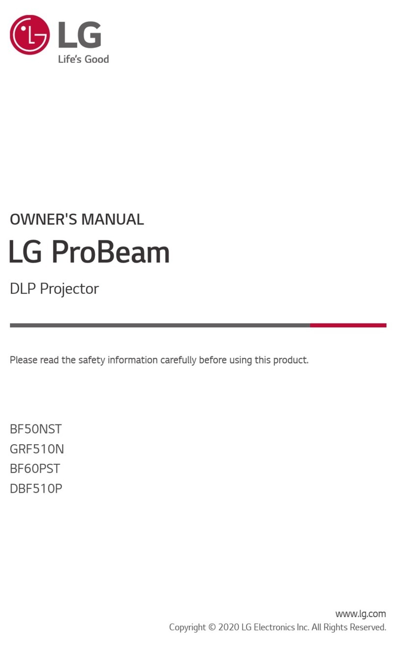 LG ProBeam BF60PST User manual
