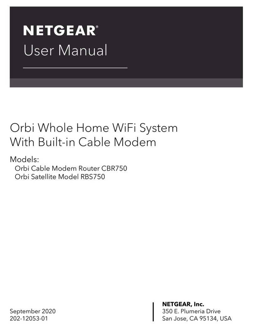 NETGEAR Orbi RBS750 User manual