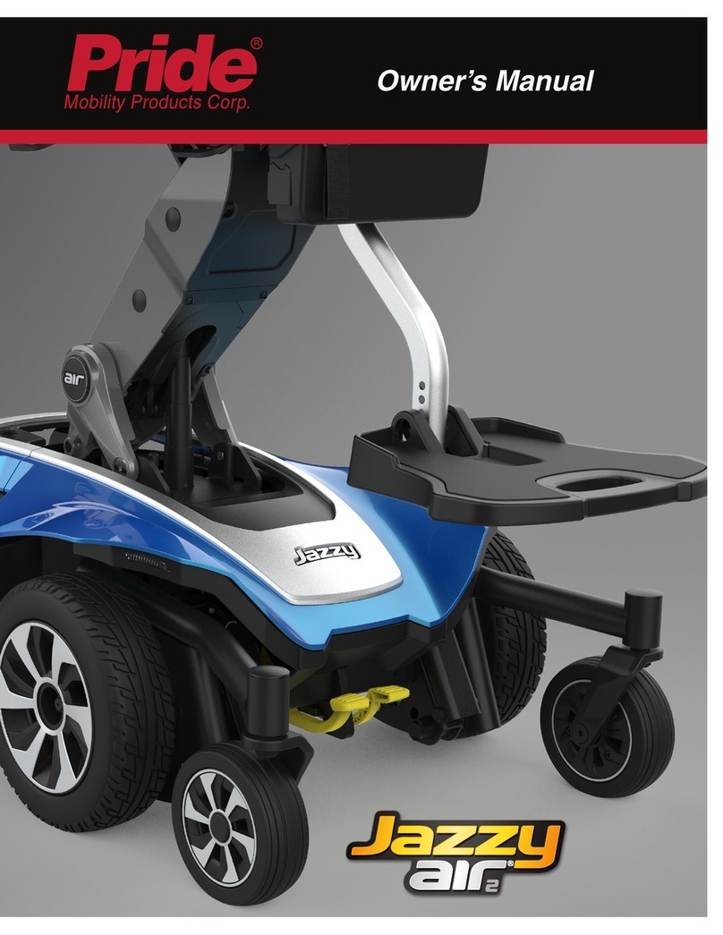 Pride Mobility Jazzy Air 2 User manual