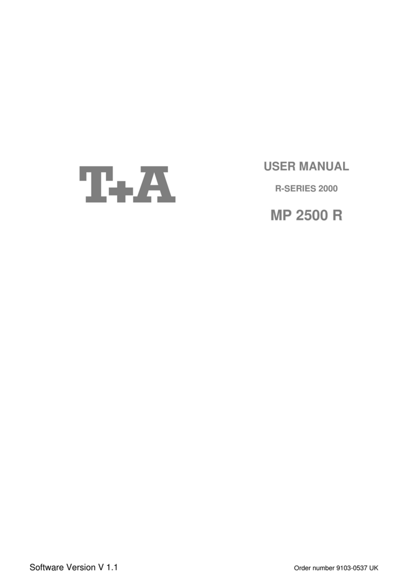 T+A MP 2500 R user manual