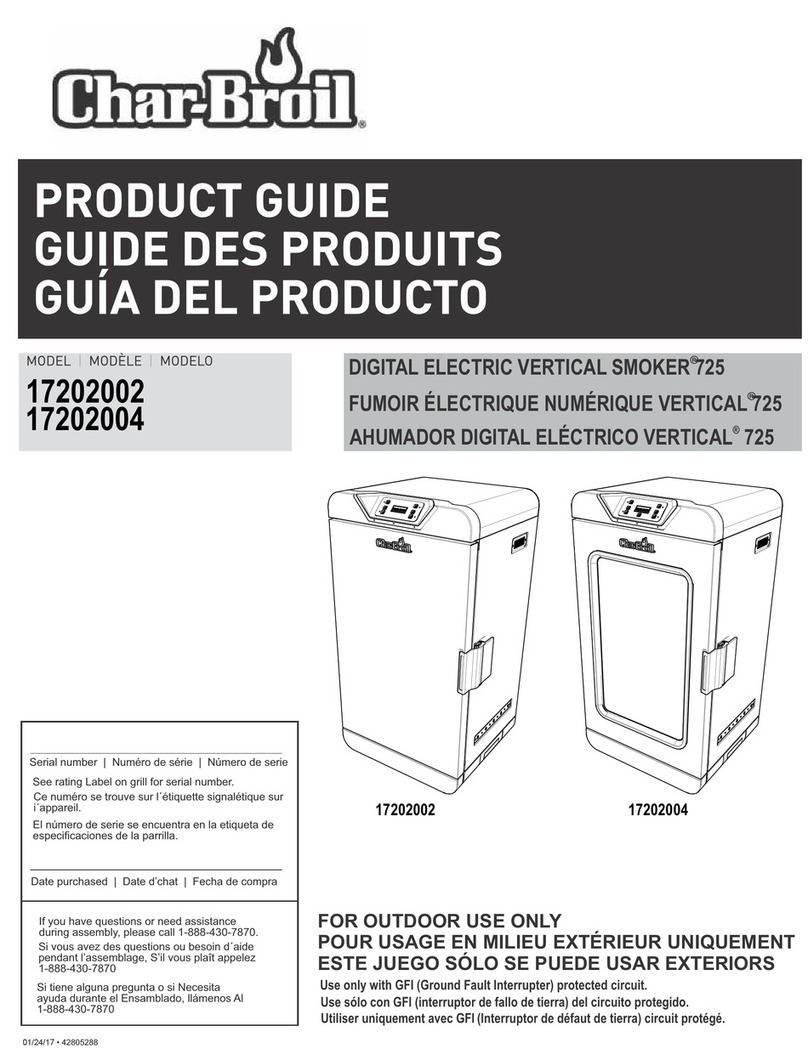 Char-Broil 17202002 Product guide