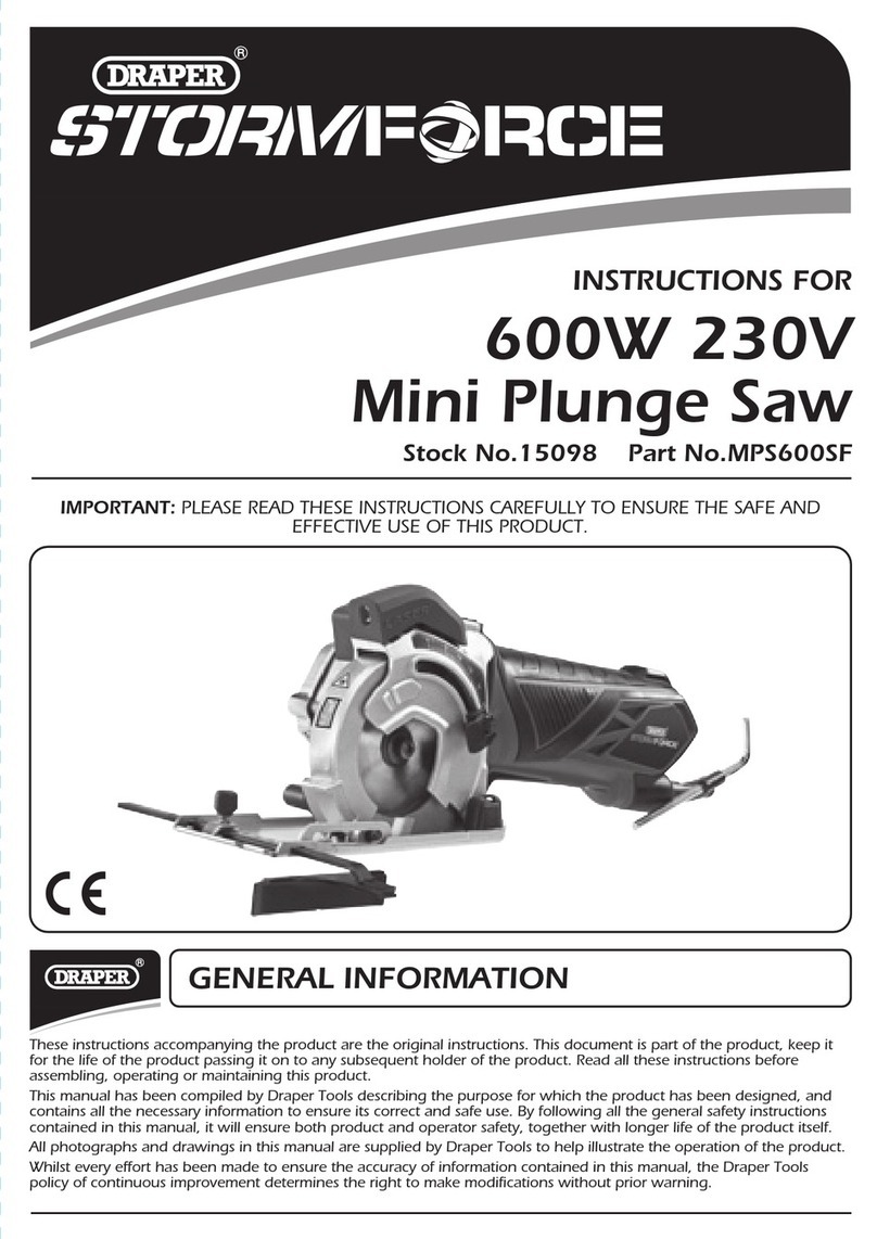 Draper STORMFORCE MPS600SF instructions