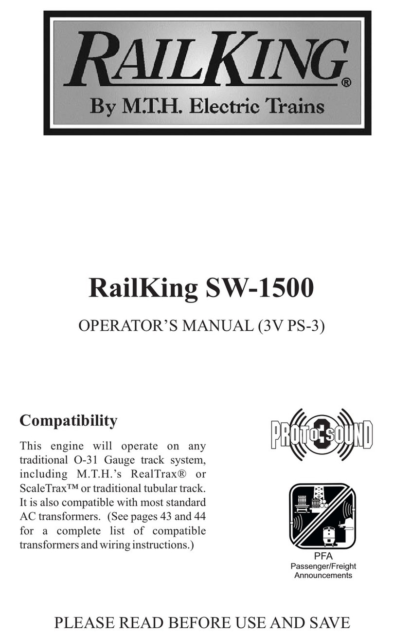 MTHTrains RailKing SW-1500 User manual