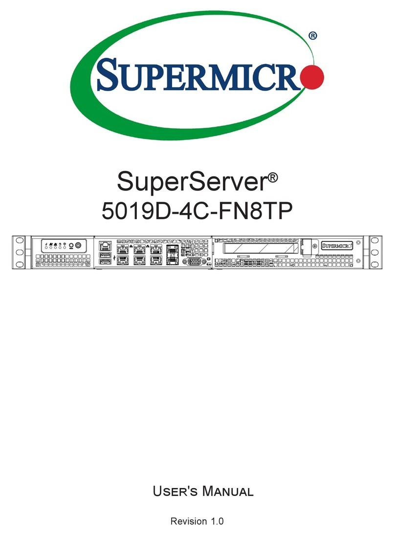 Supermicro SuperServer 5019D-4C-FN8TP User manual