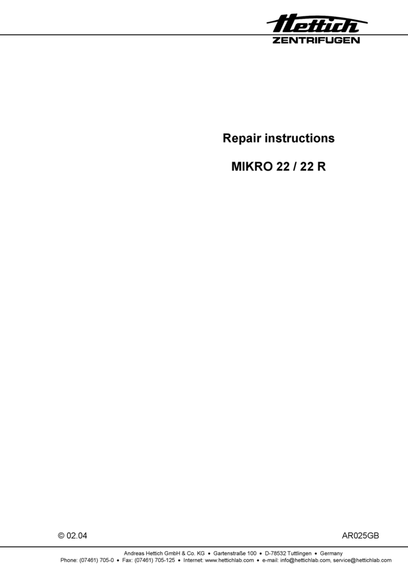 Hettich MIKRO 22 Setup guide