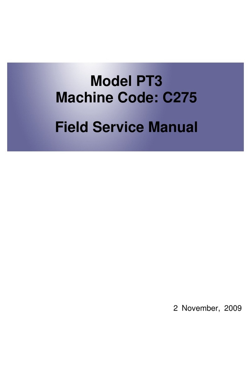 Ricoh PT3 Field service manual