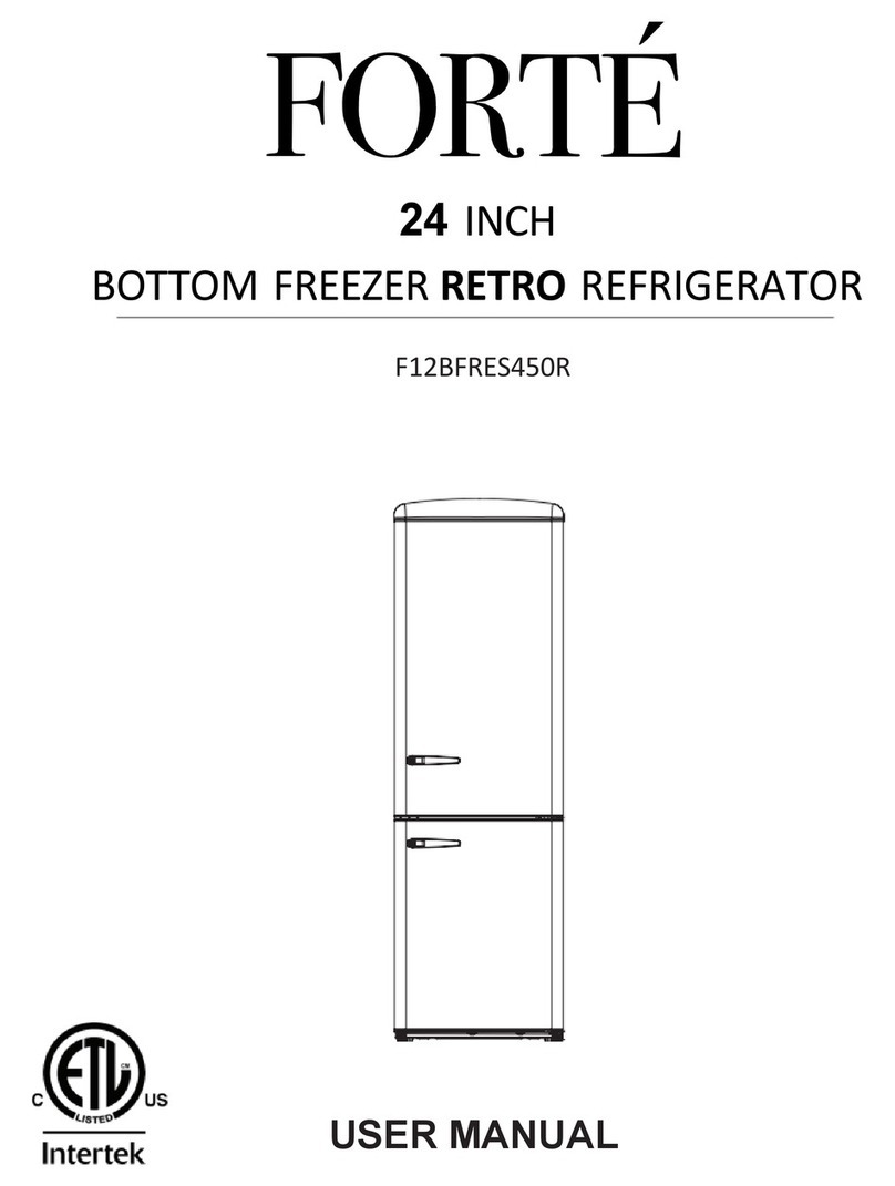 Forte F12BFRES450R user manual