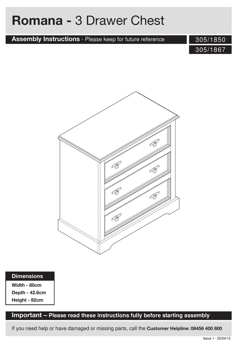 Argos Romana 305/1850 Assembly instructions
