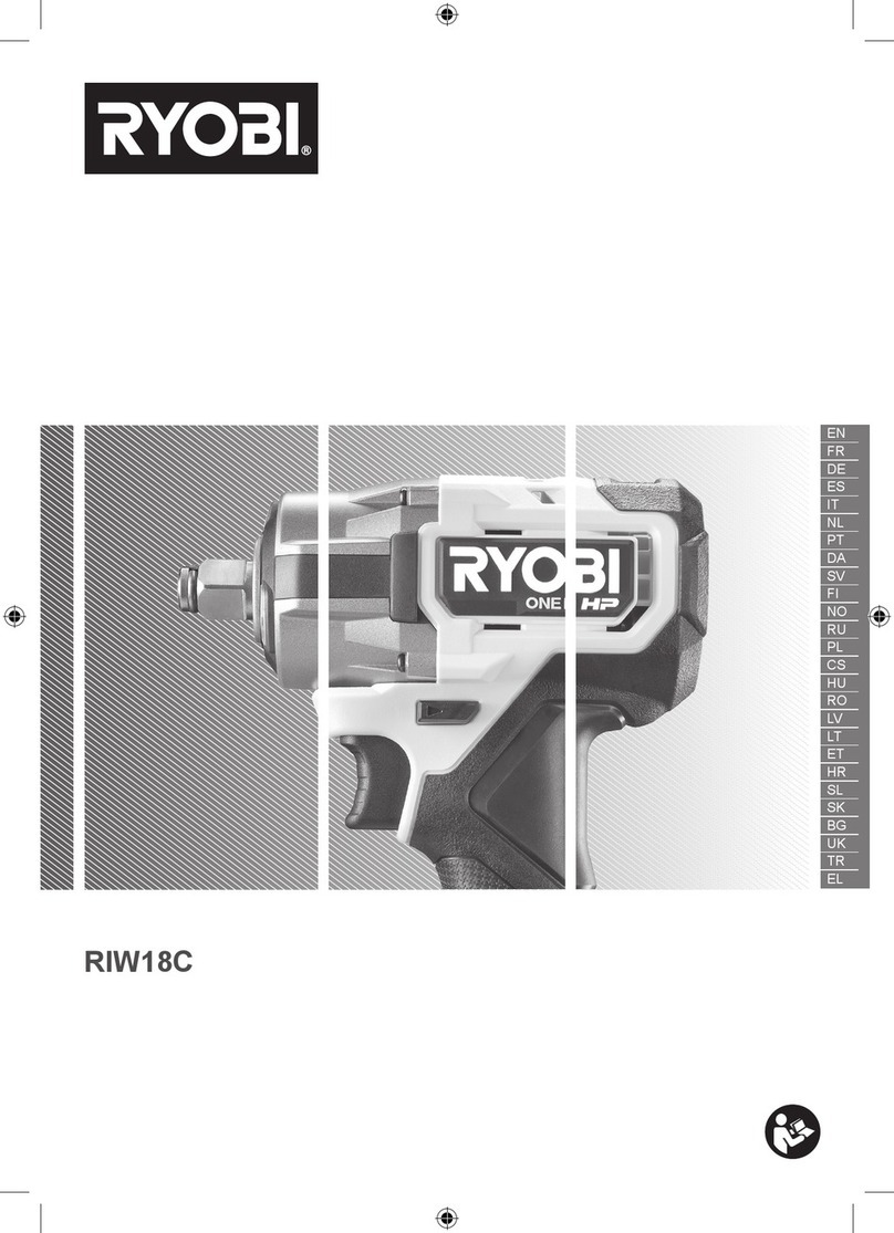 Ryobi RIW18C User manual