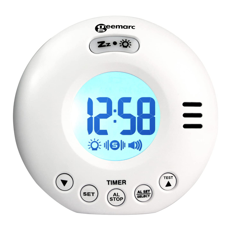 Geemarc Wake 'n' Shake Voyager V2 User manual