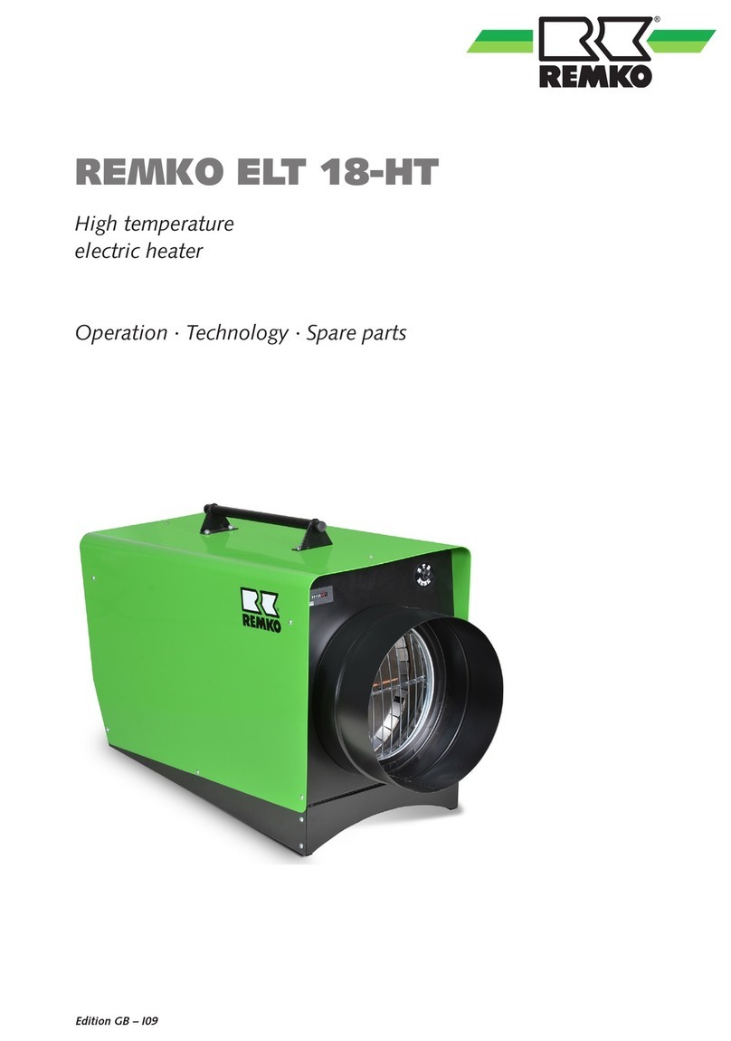 REMKO ELT 18-HT User manual