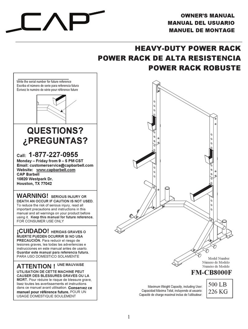 Cap Strength FM-CB8000F owner's manual