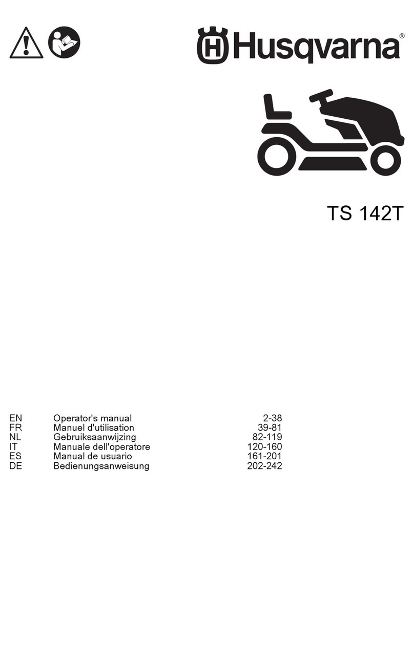Husqvarna TS 142T Operator's manual