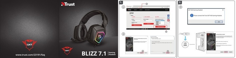 Trust GXT 450 Blizz RGB 7.1 manual