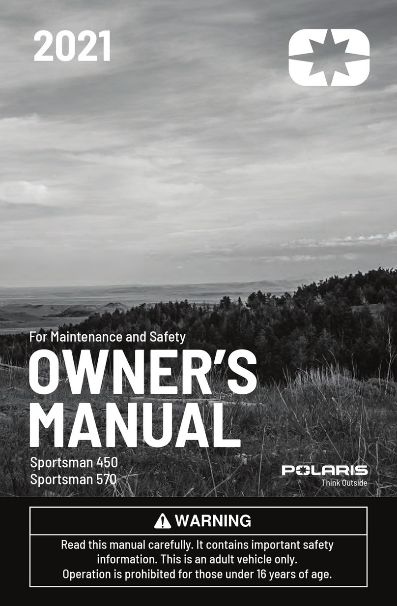 Polaris Sportsman 450 2021 User manual