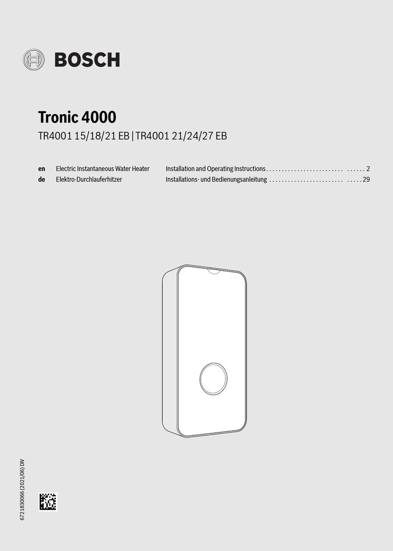 Bosch Tronic 4000 Series User manual