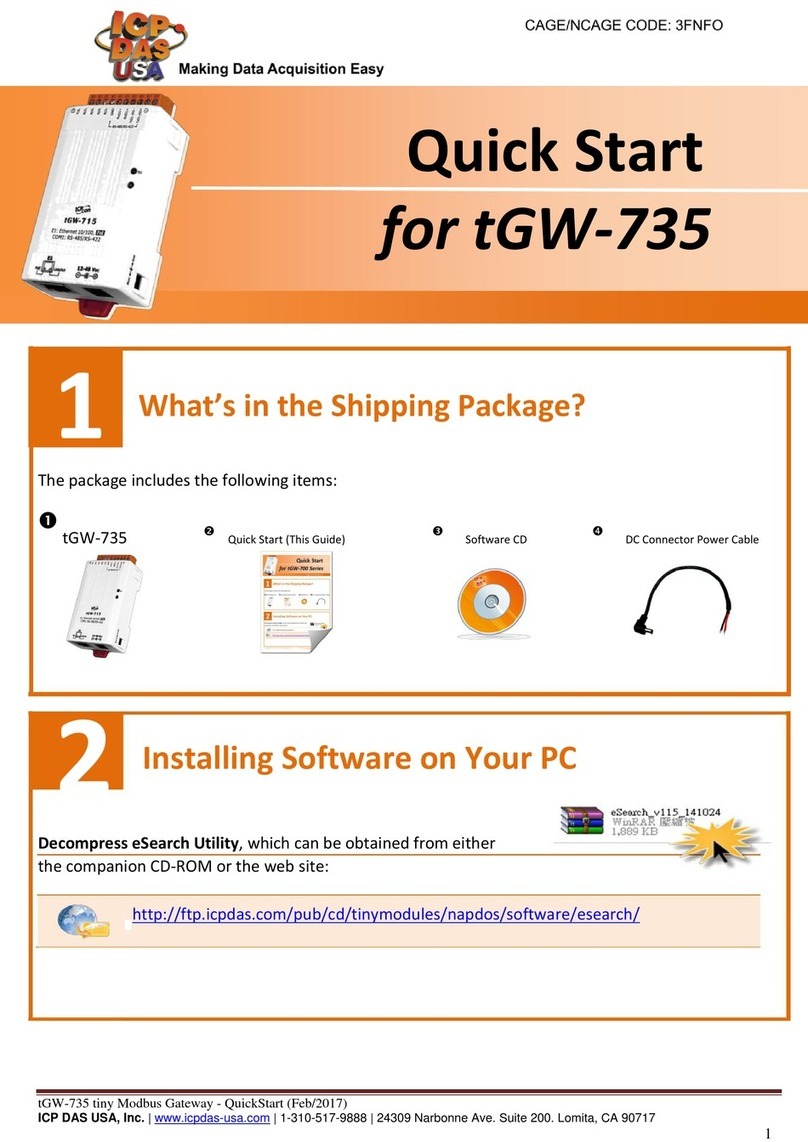 ICP DAS USA tGW-735 1 User manual ICP DAS USA tGW-735 1 User manual