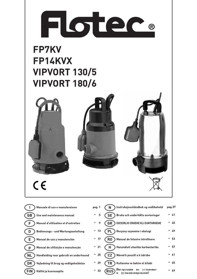 Flotec VIPVORT 130/5 User manual