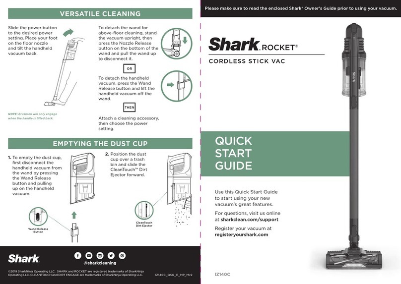 Shark ROCKET IZ140C User manual