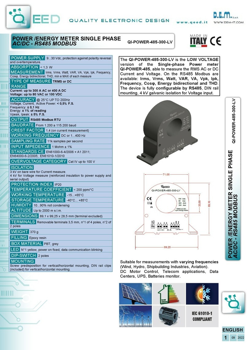 QEED QI-POWER-485-300-LV instruction manual